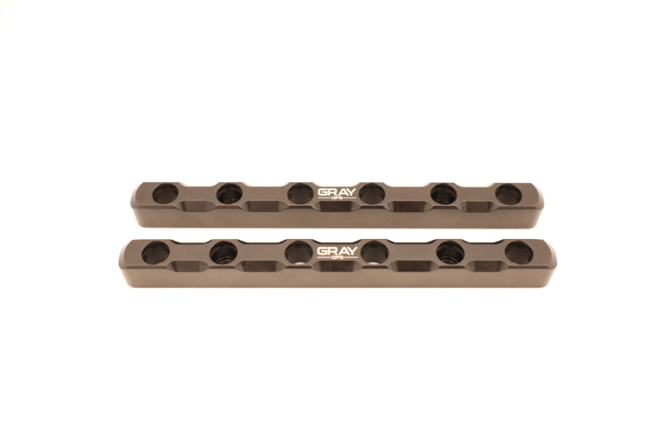 GRAY OPS CNC MPA MATRIX SIDE RAIL WEIGHT KIT, STEEL, PAIR