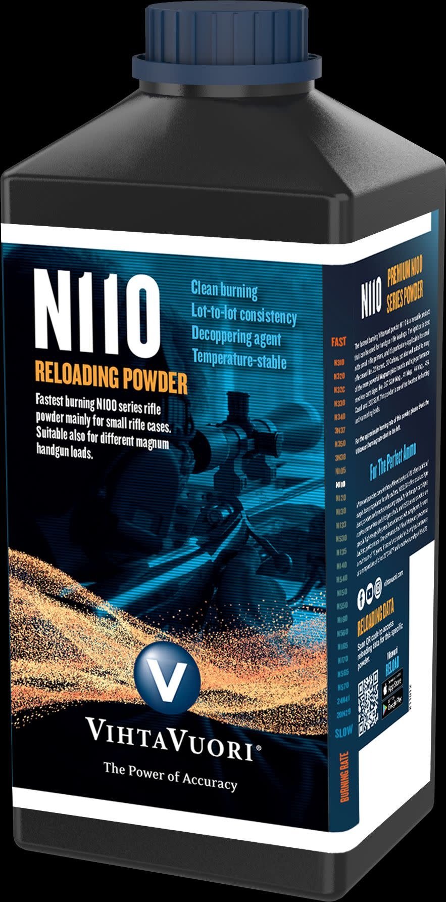 VIHTAVUORI VIHTAVUORI RELOADING POWDER, N110, 1 KG