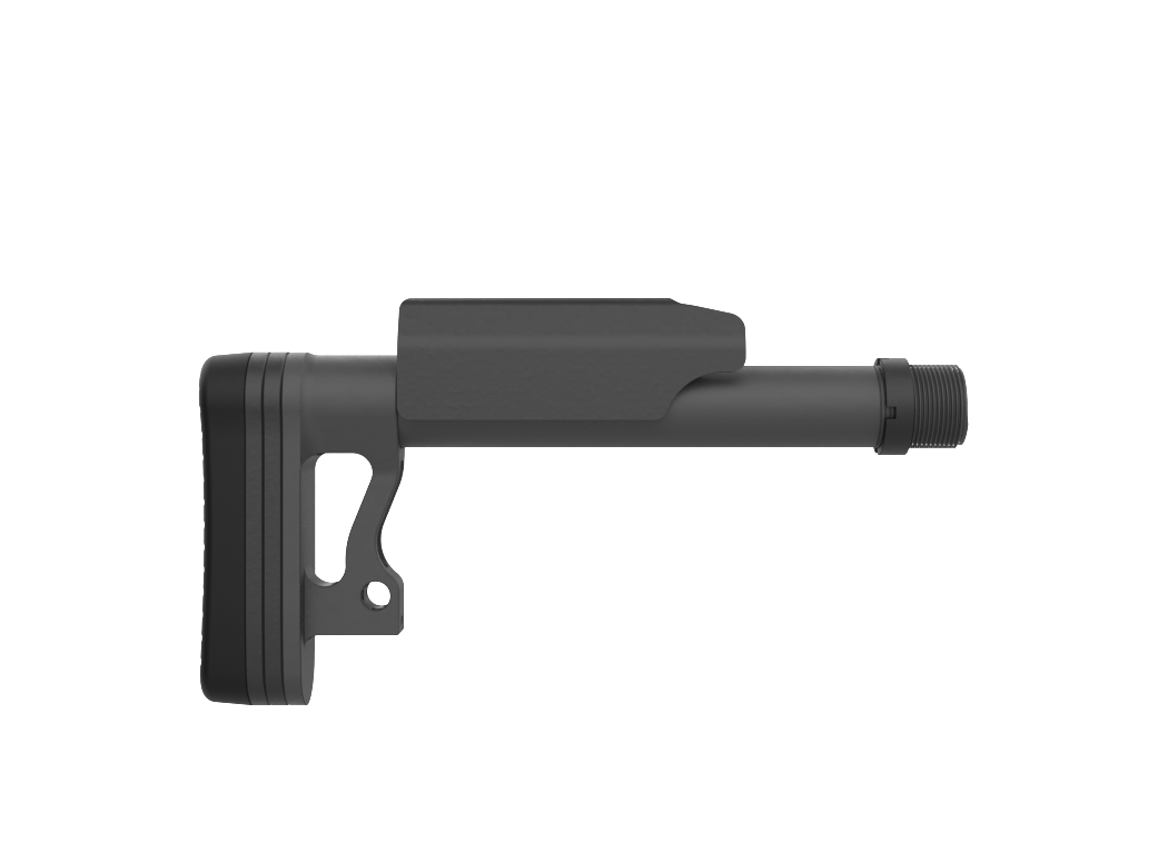 ULTRADYNE ULTRADYNE USA LIGHTWEIGHT BUTT STOCK, MEDIUM, ARMOR BLACK