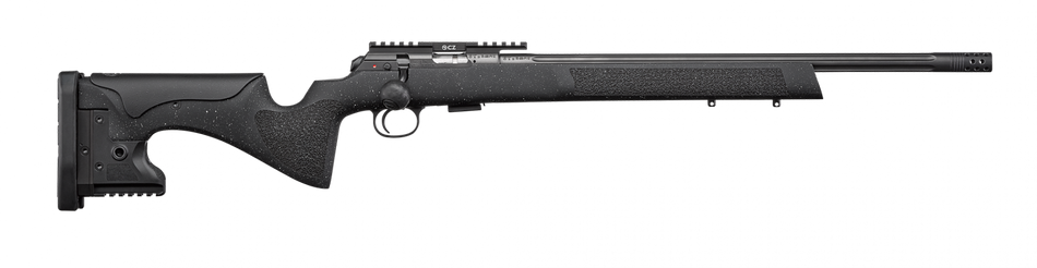 CZ CZ 457 LRP LONG RANGE PRECISION RIFLE, 22 LR, 20” BARREL, W/ RAIL & MUZZLE BRAKE