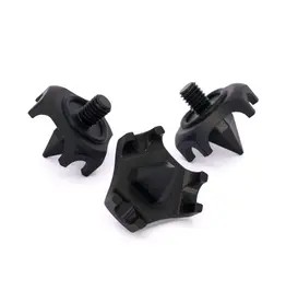 OBI MOCCASINS (TRIPOD FEET), 3/8-16 (RRS & LEOFOTO), 3 PACK