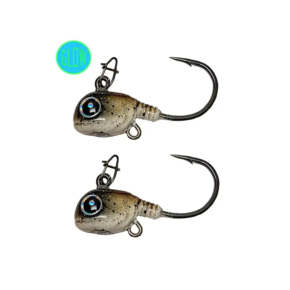 FROSTBITE MEATHEAD LIVE BAIT TUNGSTEN JIG, 7/16OZ, BONEHEAD, 2 PACK