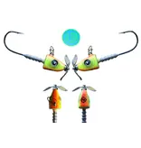 FROSTBITE HEADSPINNER JIG, 5/16, CITRUS SNACK, 2 PACK