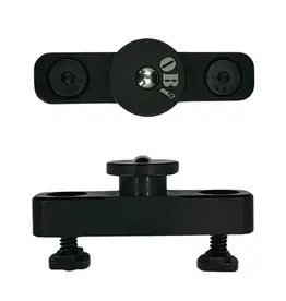 OBI LINK SYSTEM, ROUND POST MPA MATRIX W/ SIDE RAILS, BLACK