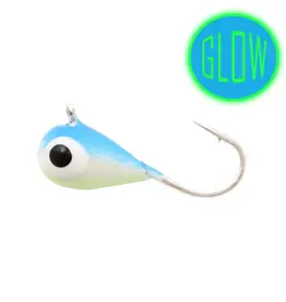 FROSTBITE MICRO TUNGSTEN JIGS, 7MM, BLUE GLOW, 2 PACK