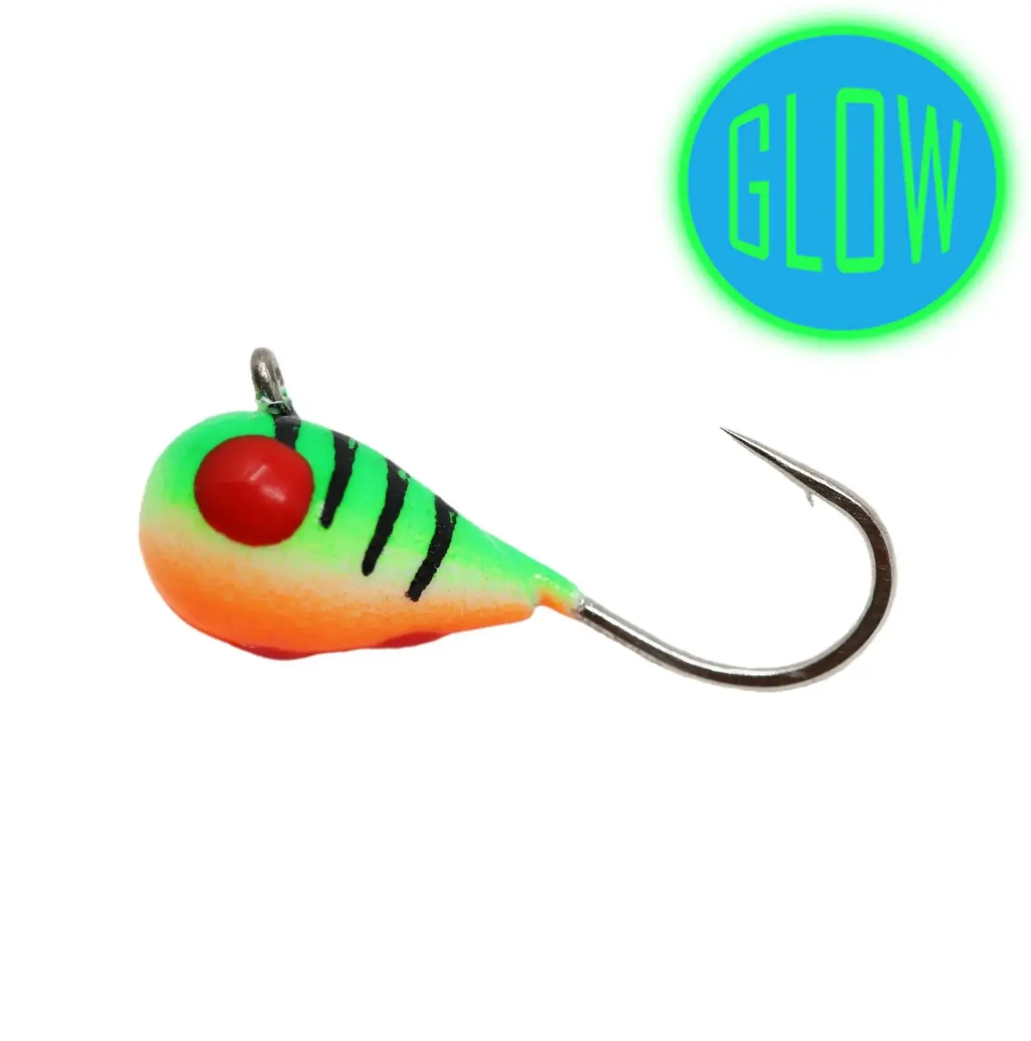 FROSTBITE MICRO TUNGSTEN JIGS, 5MM, EYE OF TIGER, 2 PACK