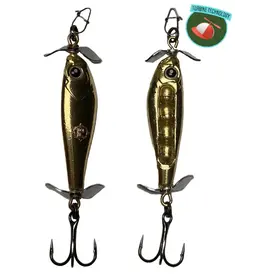 FROSTBITE SCISSORKICK SPOON, MEDIUM, 1/4OZ, GOLDEN MINNOW