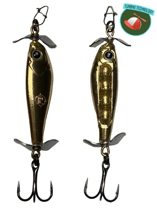 FROSTBITE SCISSORKICK SPOON, MEDIUM, 1/4OZ, GOLDEN MINNOW