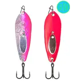 FROSTBITE MICRO TUNGSTEN DINNER BELL SPOON, 1/8OZ, BINGO FLAMINGO