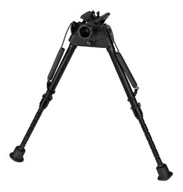 HARRIS HARRIS S-LM BIPOD, SWIVEL STUD, NOTCHED LEGS, 9-13"