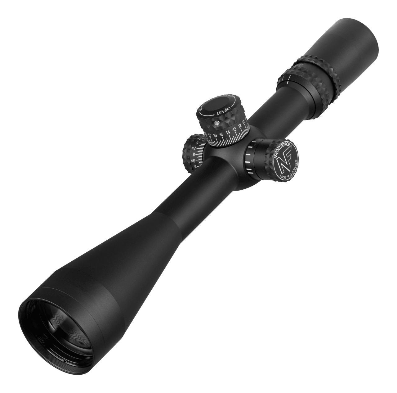 NIGHTFORCE NIGHTFORCE NXS RIFLESCOPE, 5.5-22X56, SFP, MOAR, MOA, ILLUMINATED