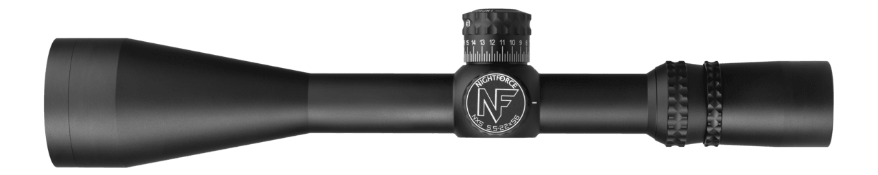 NIGHTFORCE NIGHTFORCE NXS RIFLESCOPE, 5.5-22X56, SFP, MOAR, MOA, ILLUMINATED