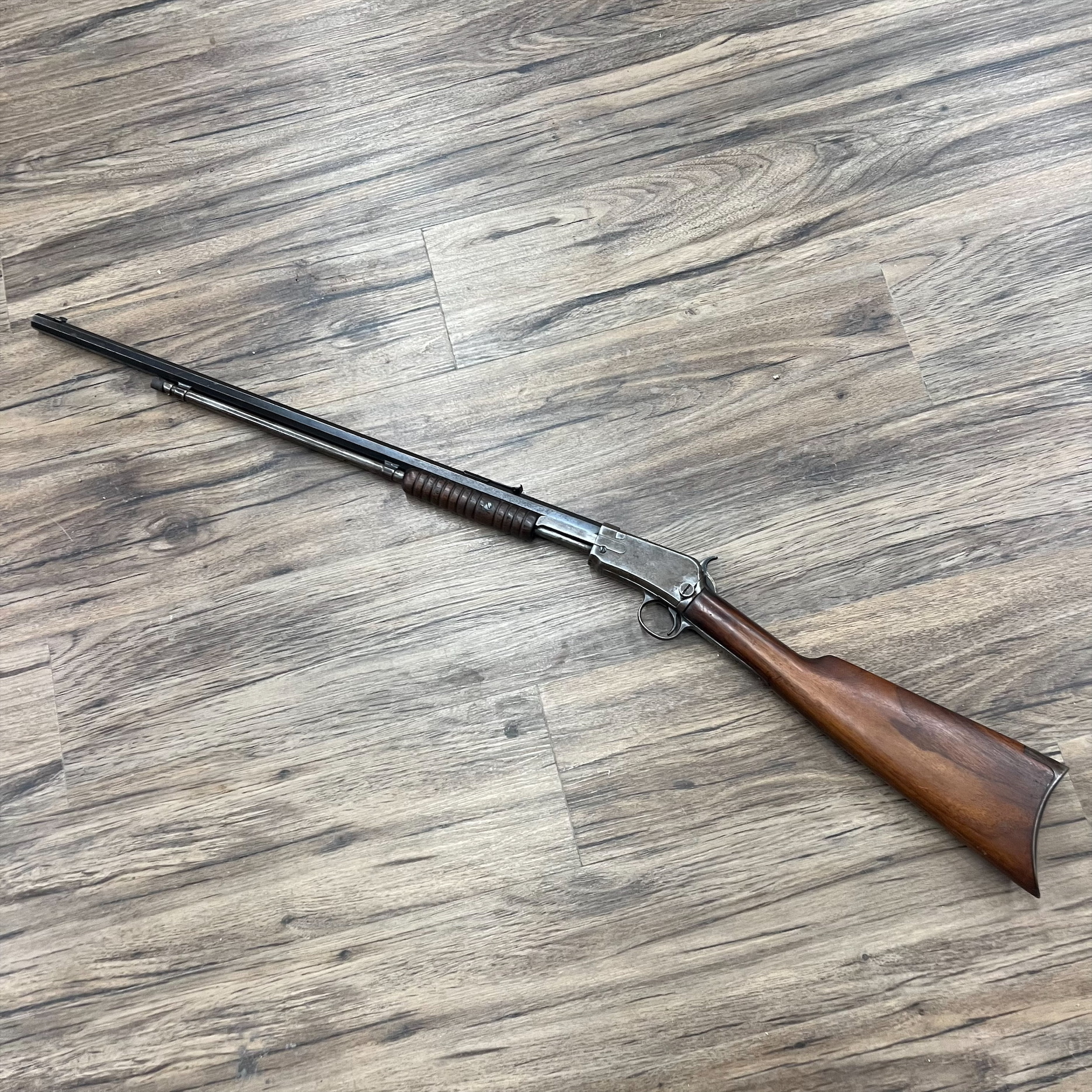 WINCHESTER WINCHESTER MODEL 1890 PUMP RIFLE, 22 LONG, PRE-OWNED, SOLD AS IS