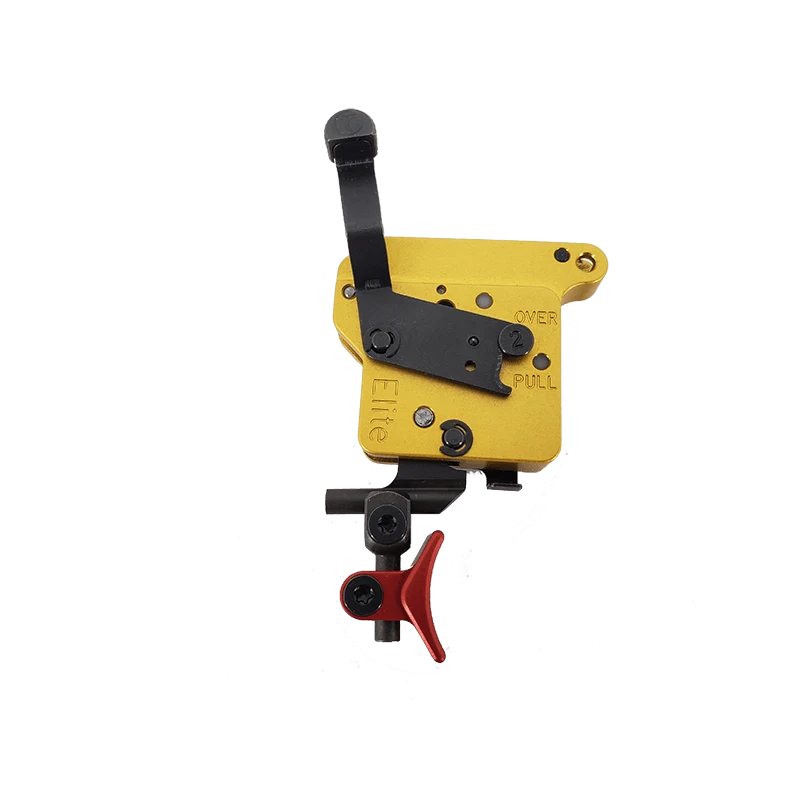 TIMNEY TIMNEY CALVIN ELITE TRIGGER, ADJUSTABLE SHOE, RH, RED, REMINGTON MODEL 7