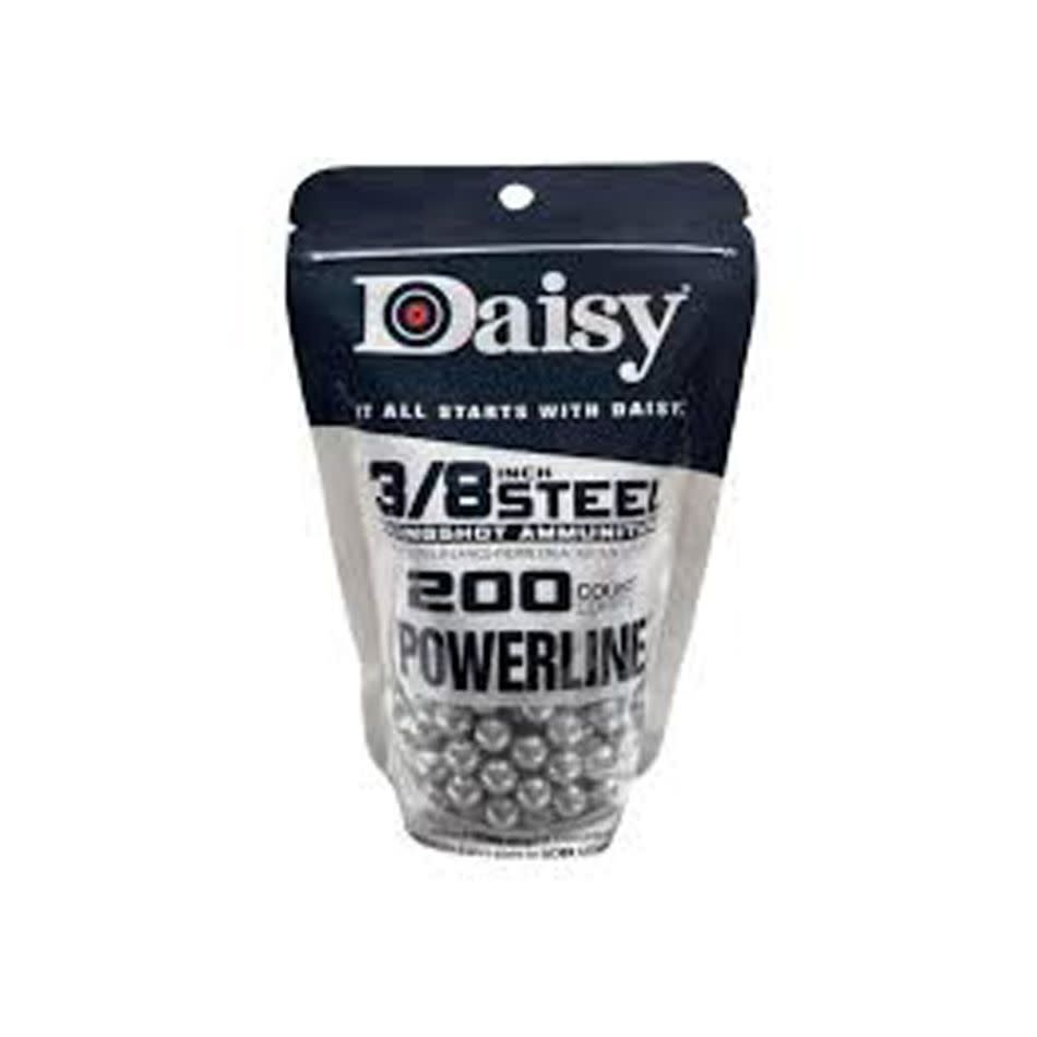 DAISY DAISY POWERLINE SLINGSHOT AMMUNITION, 3/8" STEEL BALL, 200 PACK