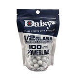 DAISY DAISY POWERLINE SLINGSHOT AMMUNITION, 1/2" GLASS BALL, 100 PACK