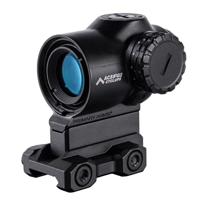 PRIMARY ARMS SLX 1X MICROPRISM SCOPE, RED ILLUMINATED ACSS CYCLOPS RETICLE, GEN II
