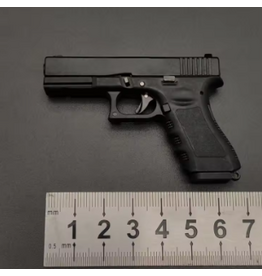 MISC GLOCK G17 KEYCHAIN, 1:3 SIZE, MOVING SLIDE & REMOVABLE MAGAZINE, BLACK