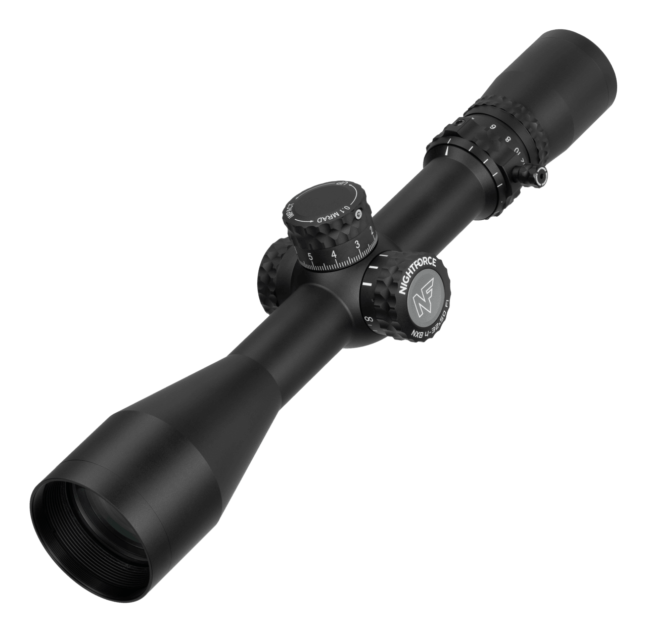 NIGHTFORCE NIGHTFORCE NX8 F1 RIFLESCOPE, 4-32X50, FFP, MOA-XT