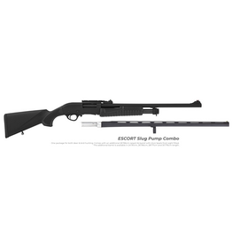 HATSAN HATSAN ESCORT SLUGPUMP SHOTGUN, 12 GA, 3", 20" RIFLED & 28" FIELD BARREL