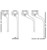 GRAY OPS CNC BAG STOP STRAIGHT SHORTY, ARCA MOUNT