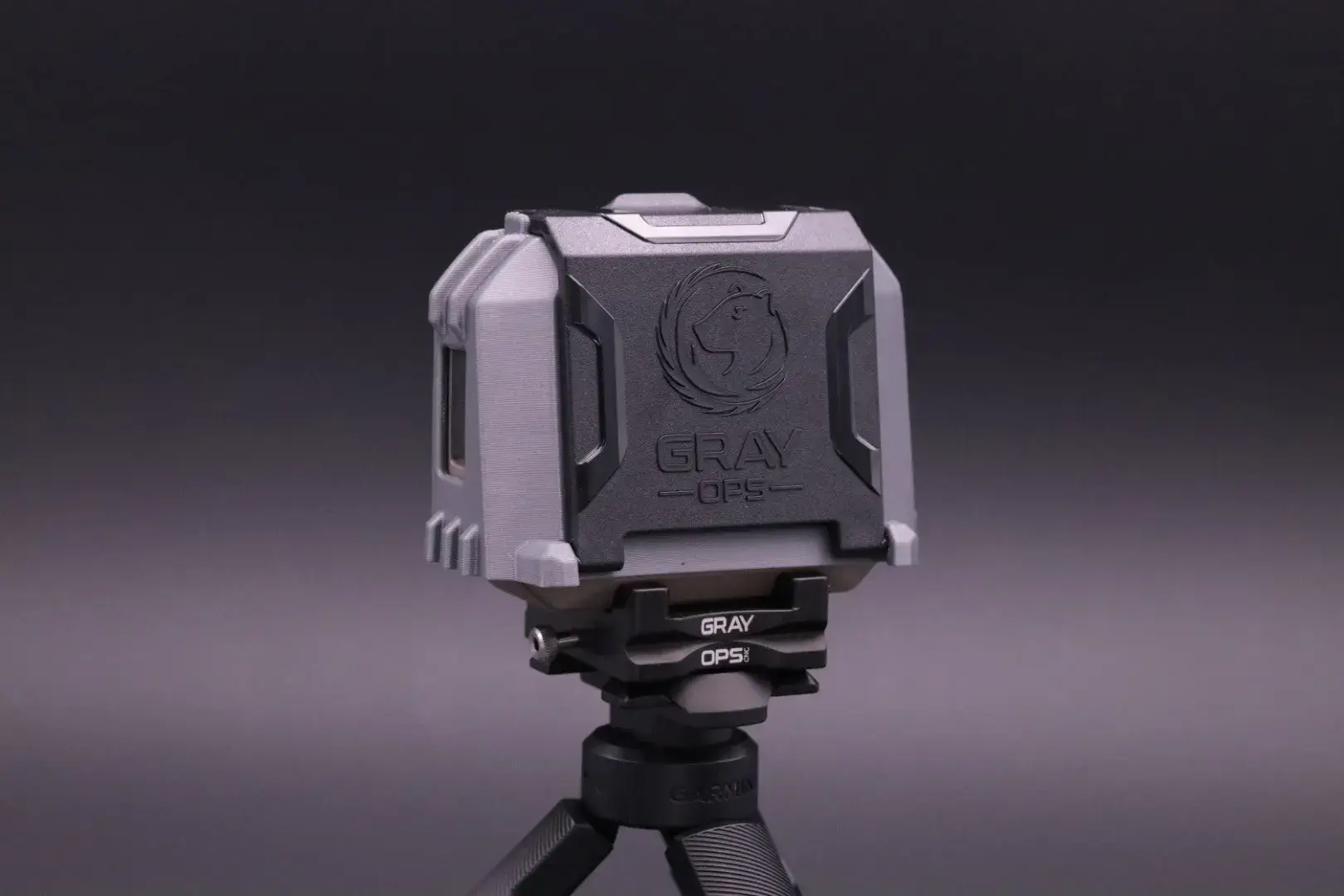 GRAY OPS CNC GARMIN XERO BUMP COVER, GUN METAL GREY