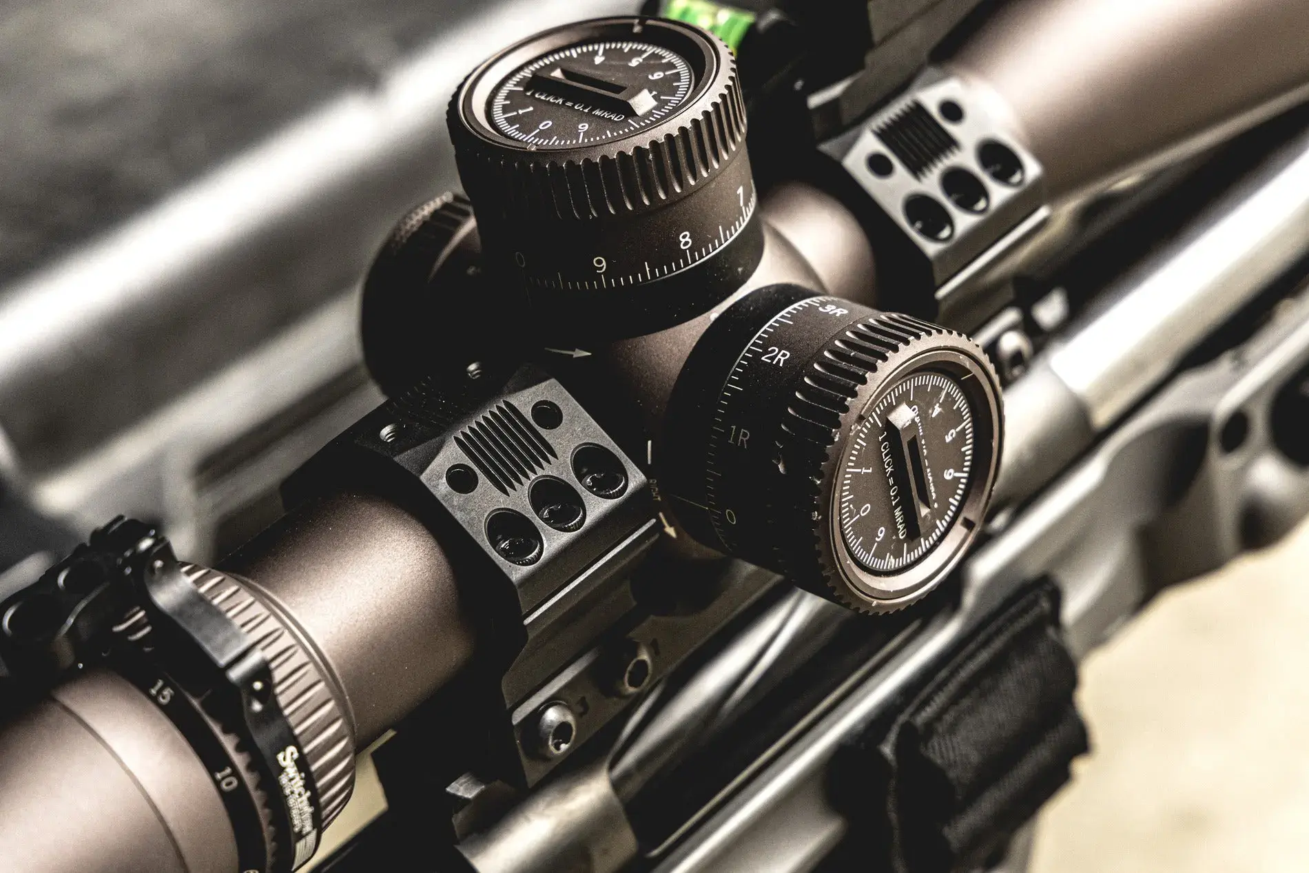 GRAY OPS CNC PRECISION SCOPE MOUNT, 36MM, 1.540”, 0 MOA