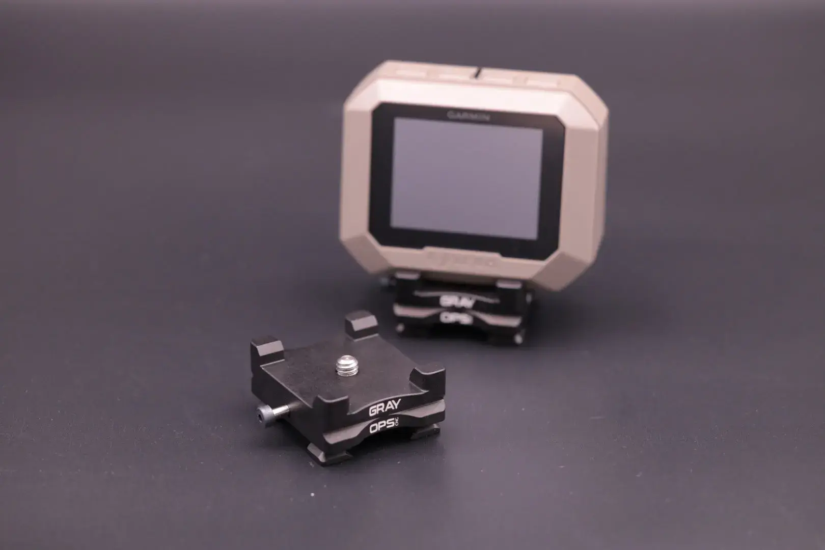 GRAY OPS CNC GARMIN XERO QD MOUNT KIT, W/O ARCA CLAMP