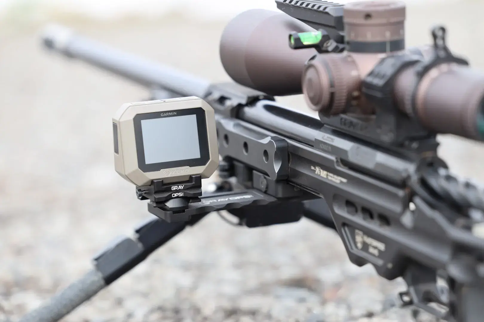 GRAY OPS CNC GARMIN XERO QD MOUNT KIT, W/O ARCA CLAMP