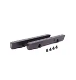 GRAY OPS CNC MPA BA/HYBRID XL SIDE RAIL WEIGHT, STEEL, PAIR