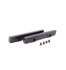 GRAY OPS CNC MPA BA/HYBRID XL SIDE RAIL WEIGHT, STEEL, PAIR