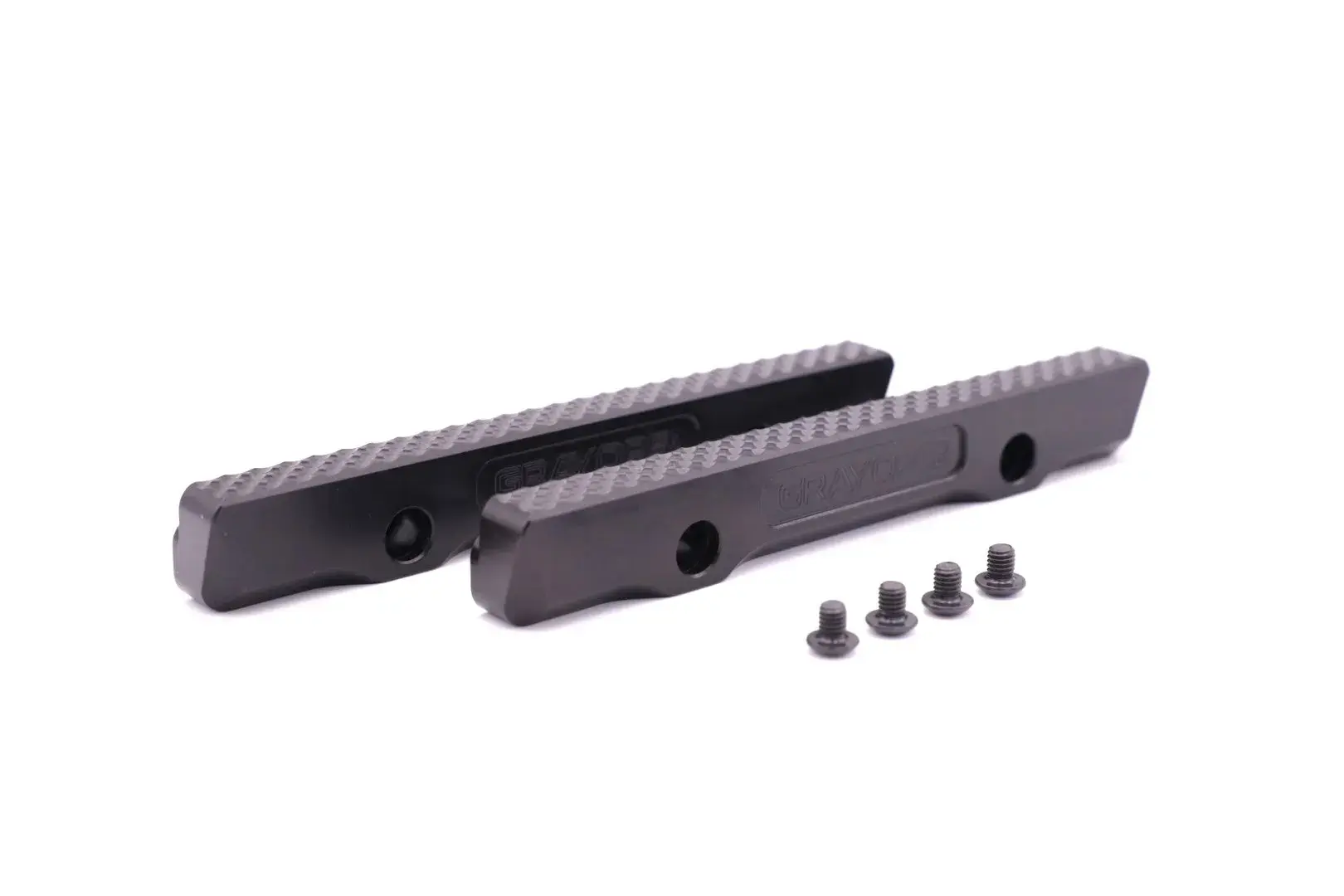 GRAY OPS CNC MPA BA/HYBRID XL SIDE RAIL WEIGHT, STEEL, PAIR