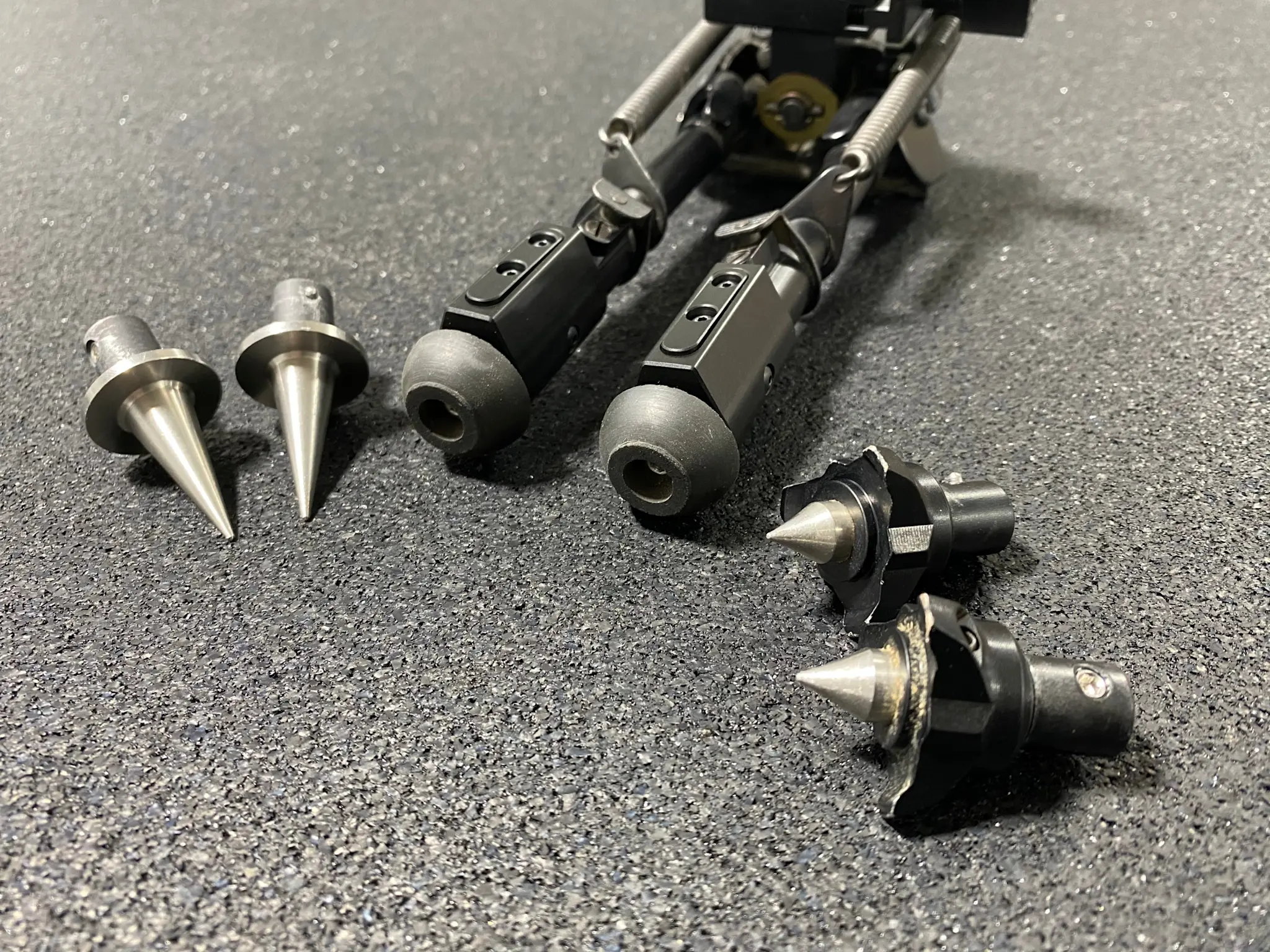 GRAY OPS CNC HARRIS BIPOD QDA