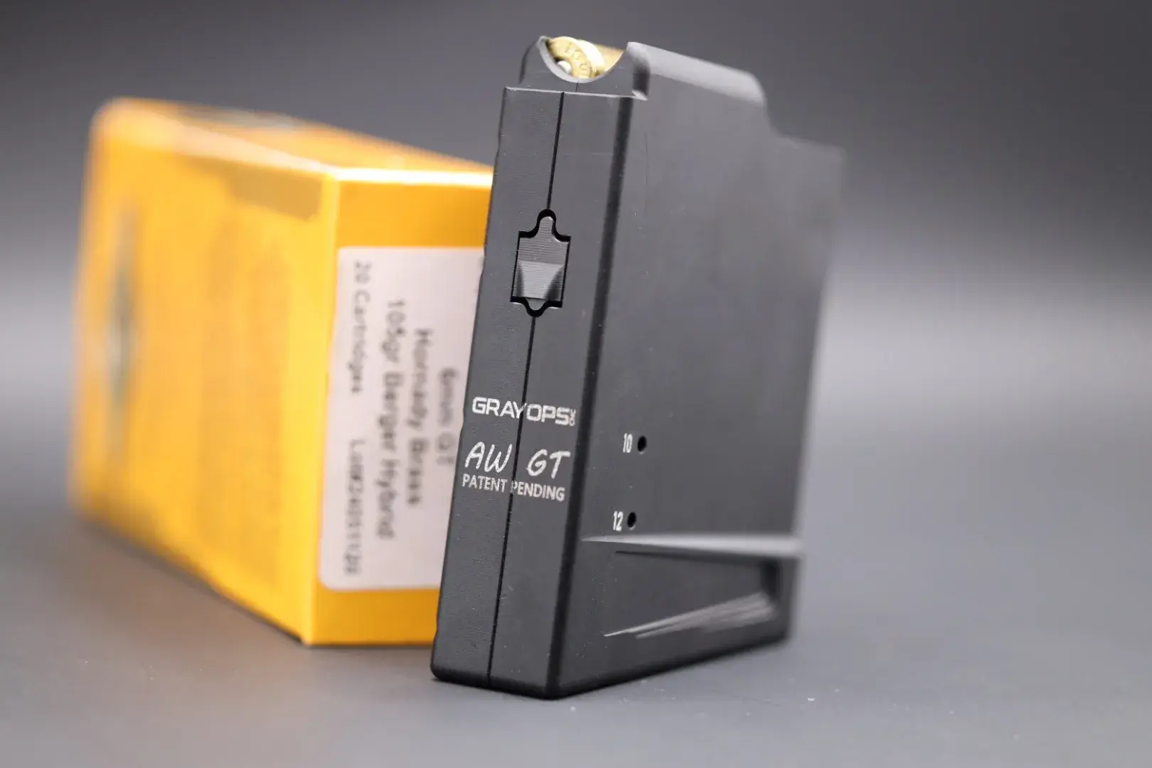 GRAY OPS CNC AW MAGAZINE, GT, 12 ROUND