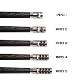 SALMON RIVER SOLUTIONS SRS TI PRO 2 SELF TIMING MUZZLE BRAKE, 30 CAL, 5/8-24, .860", .860" NUT, GARNET BLASTED