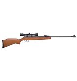 CROSMAN CROSMAN OPTIMUS AIR RIFLE, .177 CAL, 1200 FPS, W/ SCOPE, WOOD STOCK