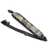 BUTLER CREEK BUTLER CREEK COMFORT STRETCH SLING, MOSSY OAK, W/ SWIVELS