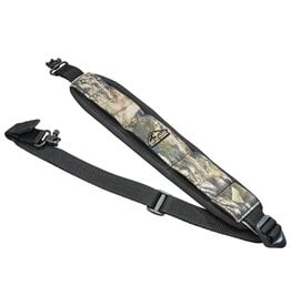 BUTLER CREEK BUTLER CREEK COMFORT STRETCH SLING, MOSSY OAK, W/ SWIVELS