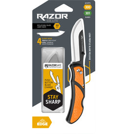 OUTDOOR EDGE OUTDOOR EDGE RAZOR-LITE EDC KNIFE, ORANGE, W/ 4 BLADES