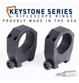 EGW EGW KEYSTONE SCOPE RINGS, 34MM, MEDIUM, 1.275"