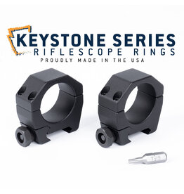 EGW EGW KEYSTONE SCOPE RINGS, 30MM, LOW, .850”