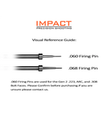 IMPACT FIRING PIN, SA, .060” (GEN 2 223, ARC & 308 BF)