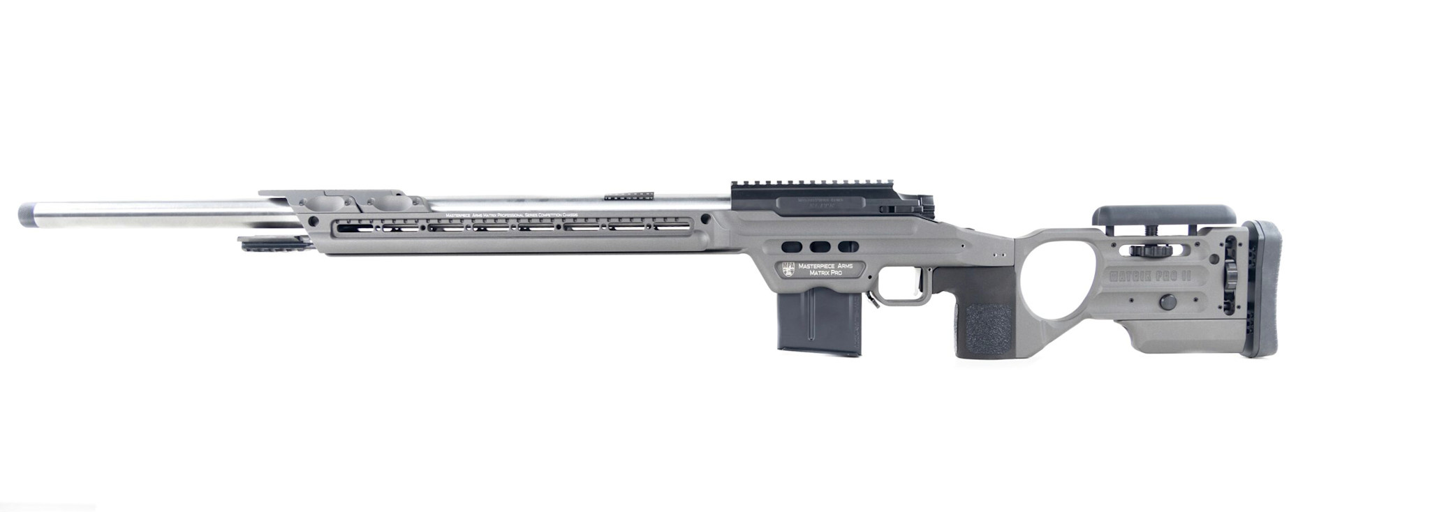 MPA MATRIX PRO PMR RIFLE, 6MM BR, RH, 26" MPA MATCH CONTOUR BARREL, POLISHED, TUNGSTEN CHASSIS