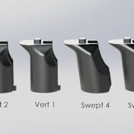 MPA VANQUISH CHASSIS,  REM 700, SA, RH, TUNGSTE, STANDARD STOCK, 2 NESTING BRIDGES