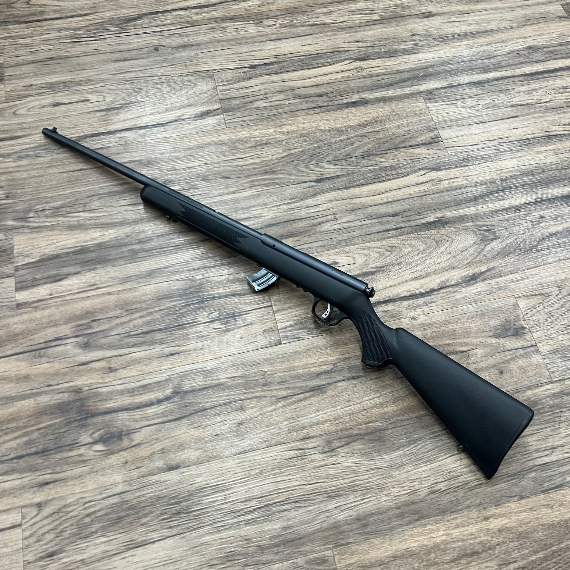 SAVAGE SAVAGE MARK II F RIFLE, 22 LR, PRE-OWNED, NO REAR SIGHT