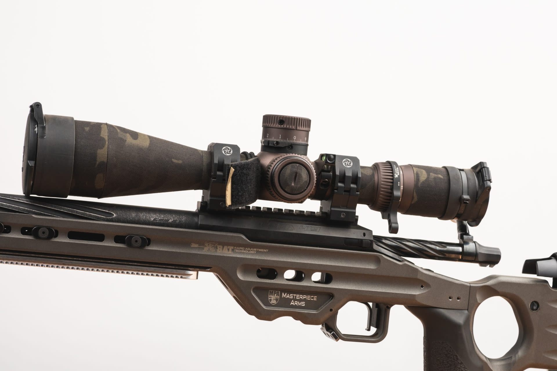 RANGER WRAP CUSTOM CUT OPTICS WRAP, VORTEX RAZOR G3 6-36X56, BLACK MULTICAM