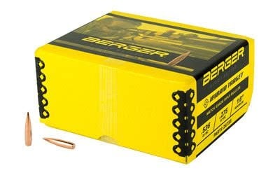 BERGER BERGER MATCH HYBRID TARGET BULLETS, 6MM/.243",105GR, 500 PACK