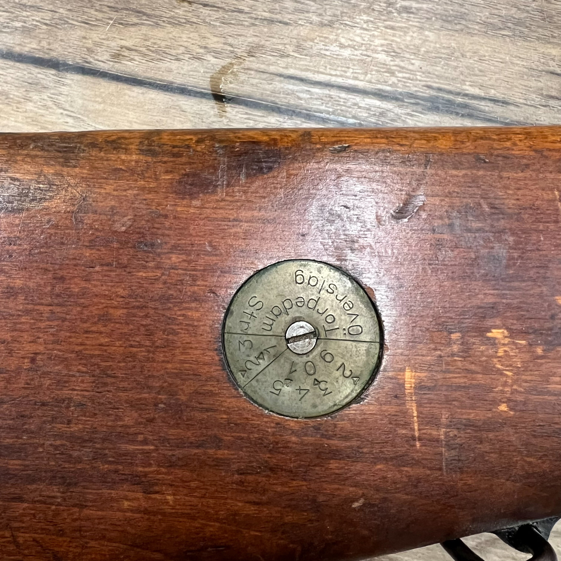 HUSQVARNA SWEDISH HUSQVARNA MAUSER M38 SHORT RIFLE, 6.5X55 SWEDISH, MISSING FRONT BARREL BAND, AS IS, PRE-OWNED