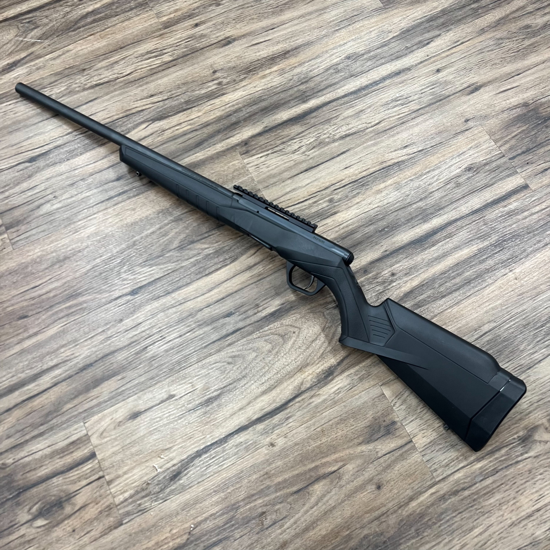 SAVAGE SAVAGE B22 FV RIFLE, 22 LR, BLACK STOCK, PRE-OWNED