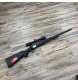 SAVAGE SAVAGE MODEL 11 RIFLE, .308 WIN, W/ WEAVER 3-9X40 SCOPE, PRE OWNED